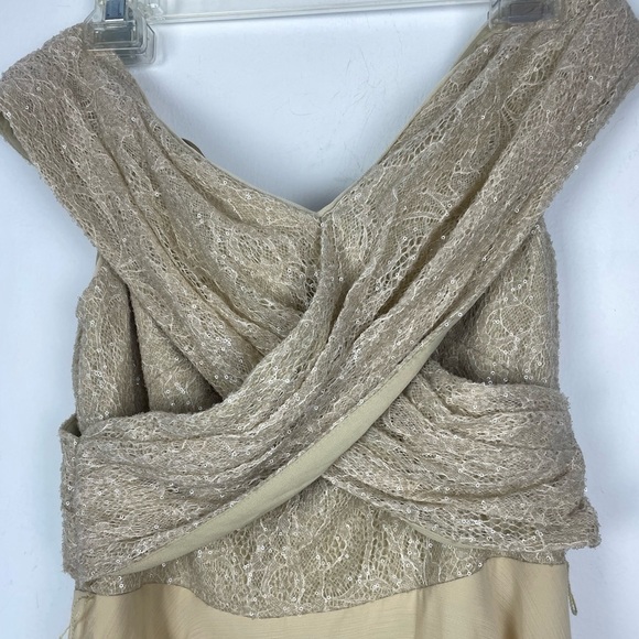 Lauren Ralph Lauren BLACK LABEL Sequin Off-Shoulder Cocktail Dress Size 2 - Picture 14 of 17